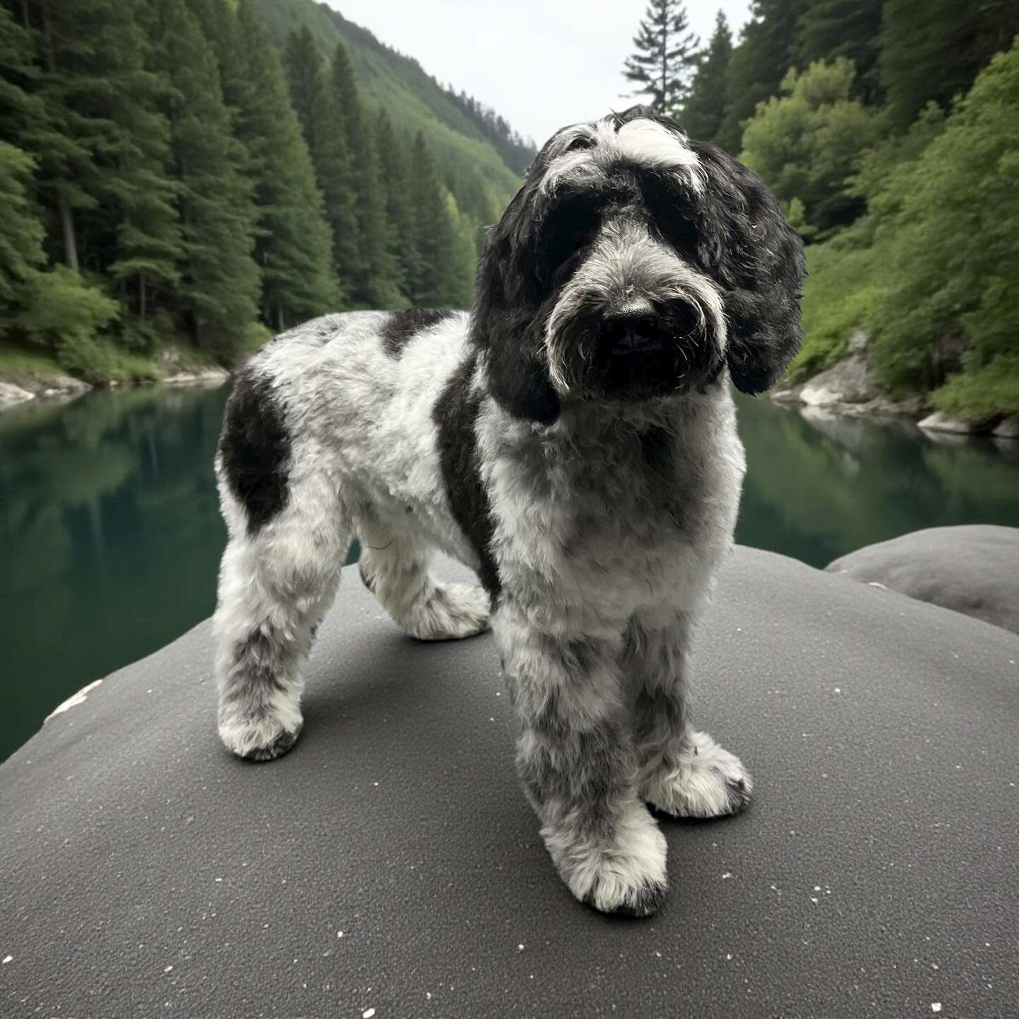 Instagram-foto van klant-hond